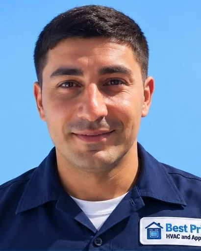 George Sukiasyan, technician at Best Price HVAC and Appliance